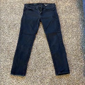 Black Jeans. J. Crew toothpick.